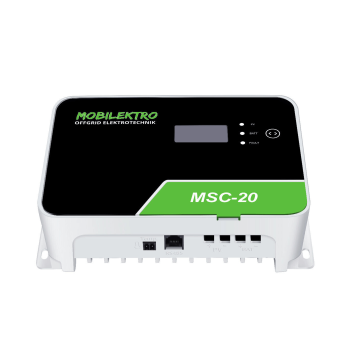 MOBILEKTRO® MCS 20 MPPT Solar Laderegler 12V/24V - 20A Laderegler für maximale Effizienz 100V - Bluetooth - Kopie