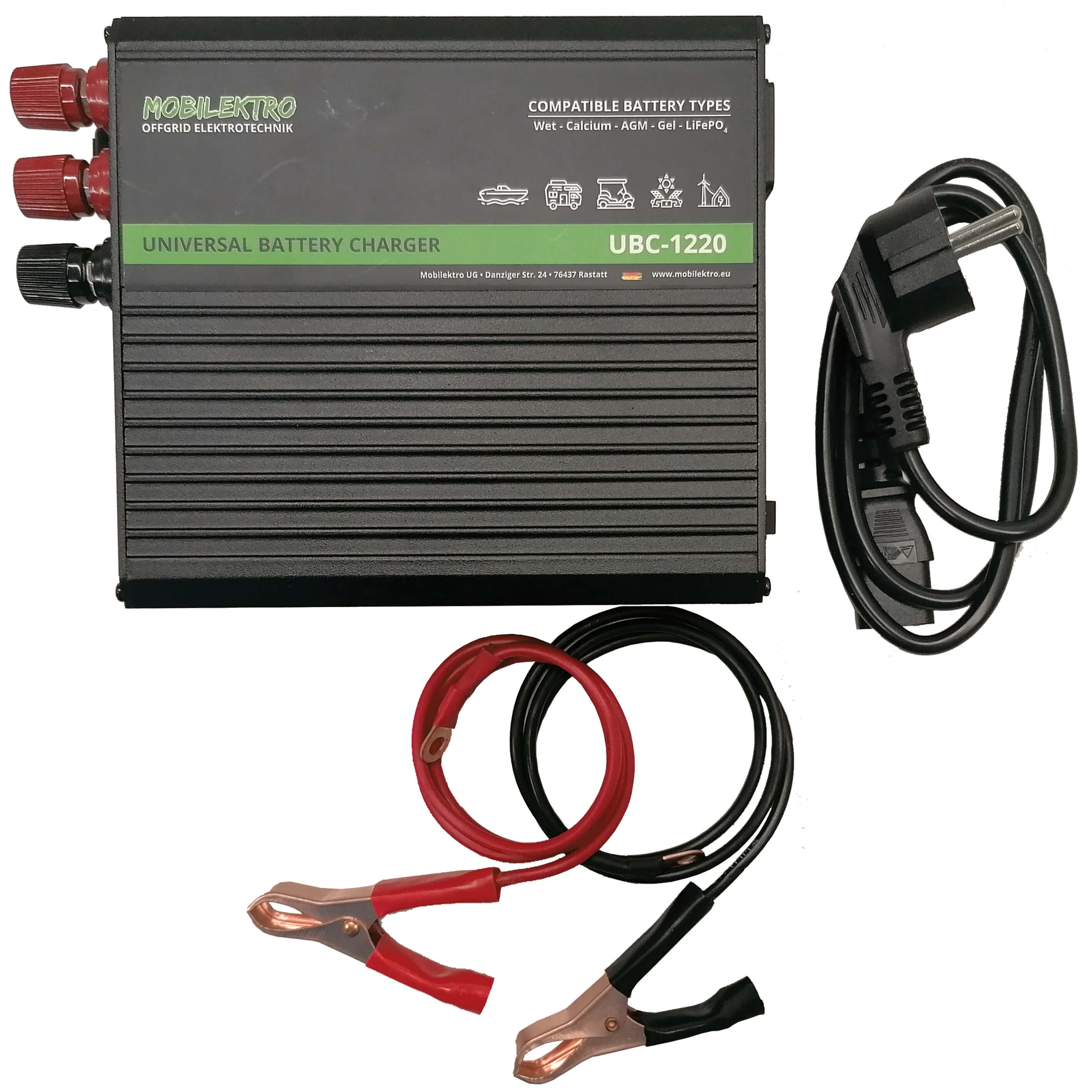 DINO KRAFTPAKET 136302 Automatikladegerät, Batterie Ladungsausgleicher,  Kfz-Ladegerät 10 A, 5 A, 2A 5 A, 2A